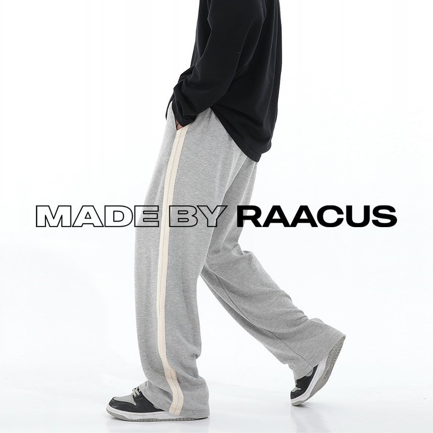 Quần ống rộng nam nữ RAACUS dáng suông unisex, quần ống suông nam nữ chất nhung tăm phong cách Hàn Quốc