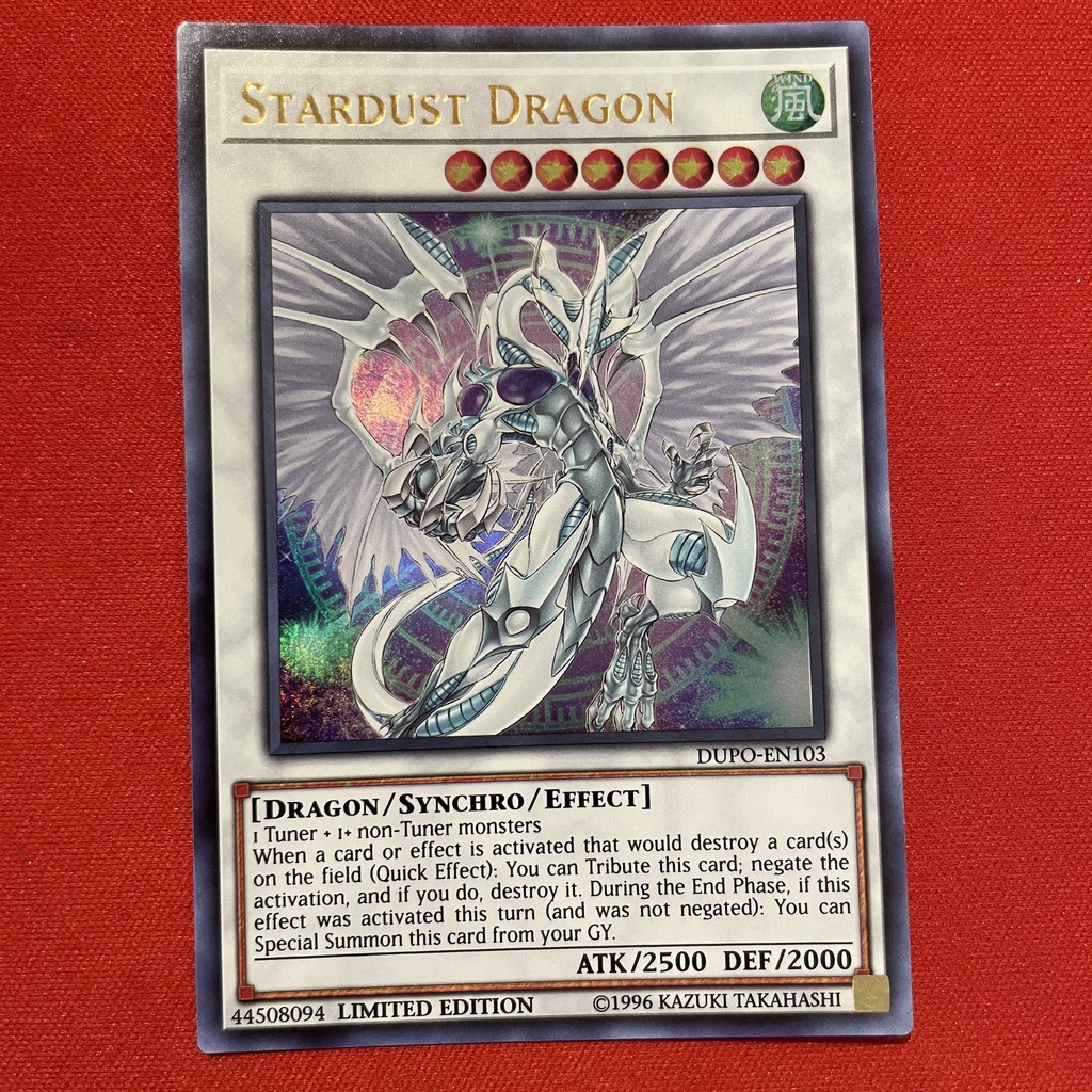 EN]Thẻ Bài Yugioh Chính Hãng] Stardust Dragon - Alternate Art