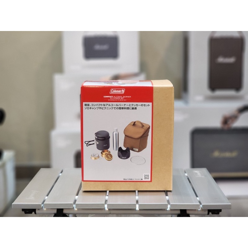 Set solo camp Coleman Compact Alcohol Burner & Cooker Set