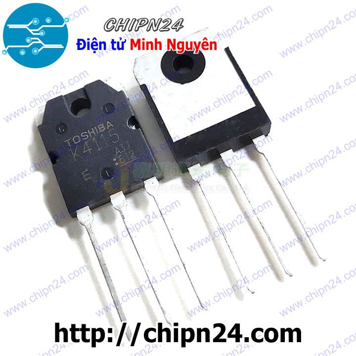 [1 CON] Transistor K4115 TO-3P NPN 7A 900V (2SK4115 4115)