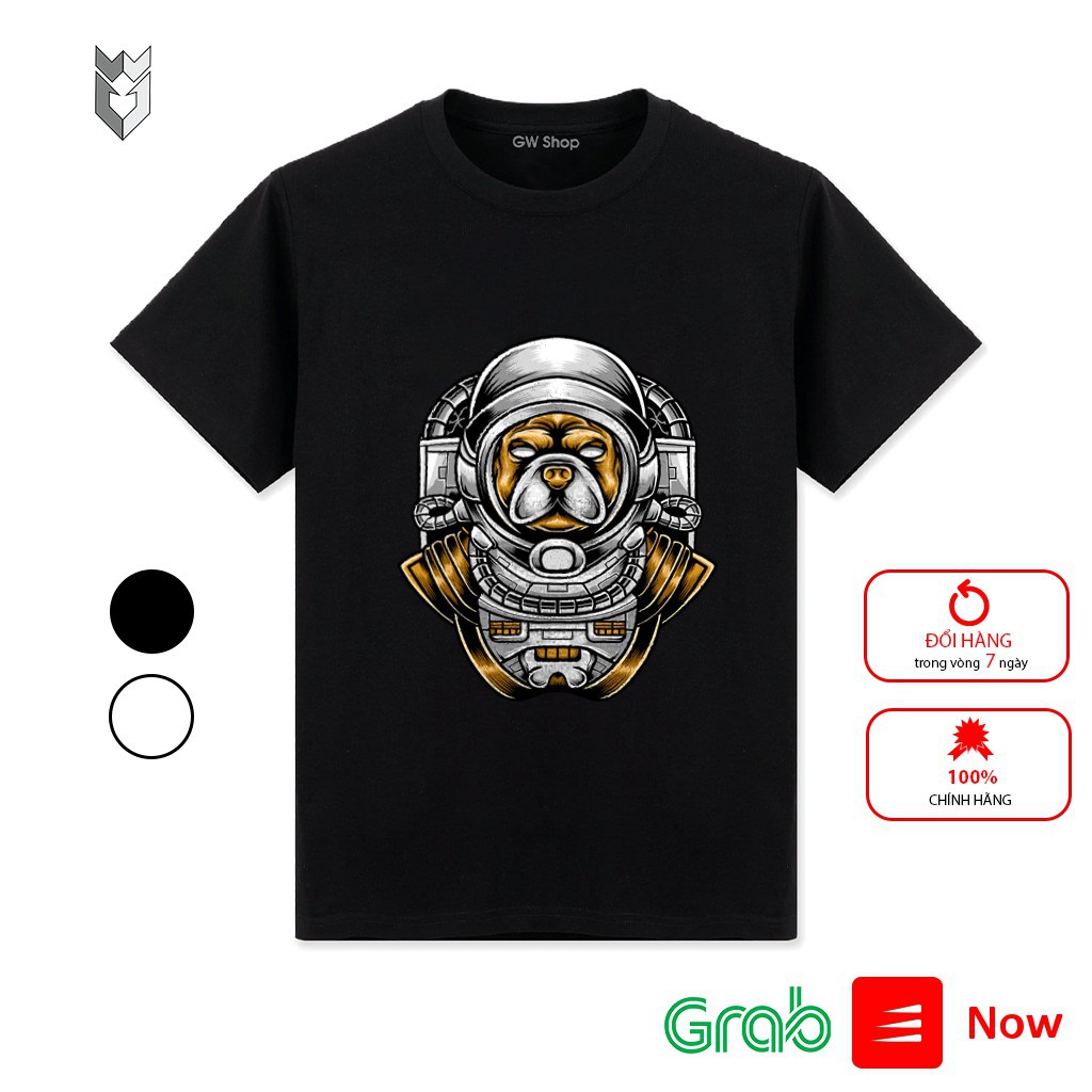 【FREE SHIP】Áo Thun nam nữ unisex in AstroDog, áo thun ngắn tay cotton co dãn - GW Shop