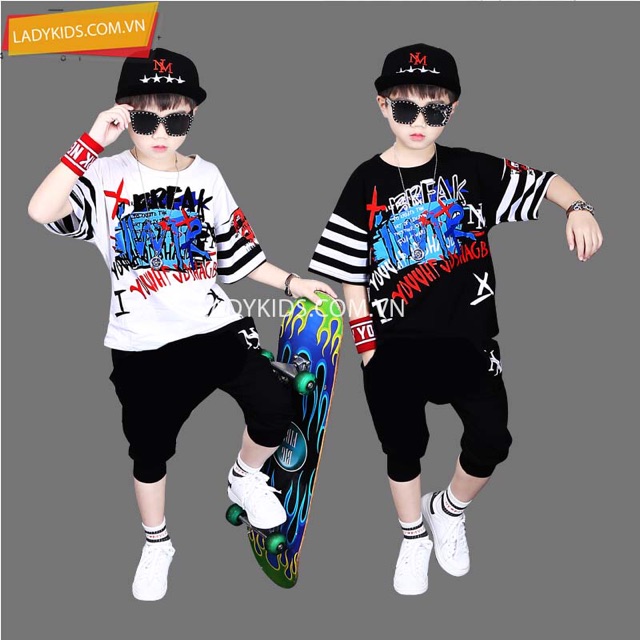 Hiphop trẻ em, quần áo hiphop bé trai phong cách dance