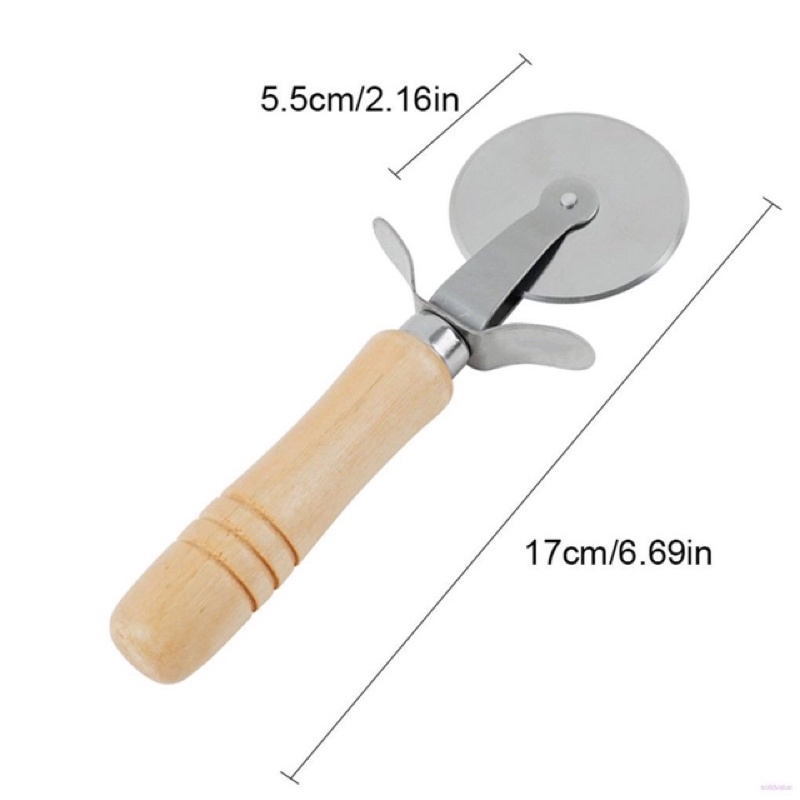 Dụng cụ cắt bánh Pizza bằng thép không gỉ