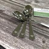 Thìa muỗng inox 304 cán nhỏ logo hoa sen sáng bóng an toàn cho sức khỏe