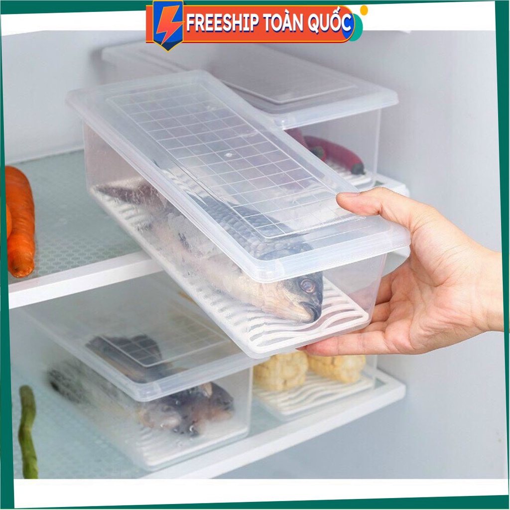 PVN18627 Hộp đựng đồ ăn bảo quản tủ lạnh bằng nhựa chất lượng cao T2 .