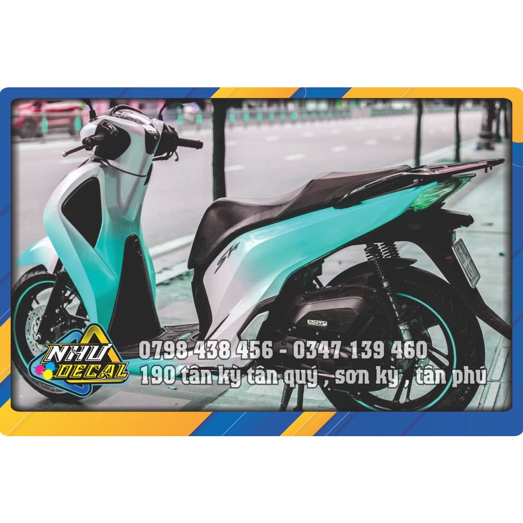 Tem trùm SH 2017-2019 phối màu - Chuyển sắc 01