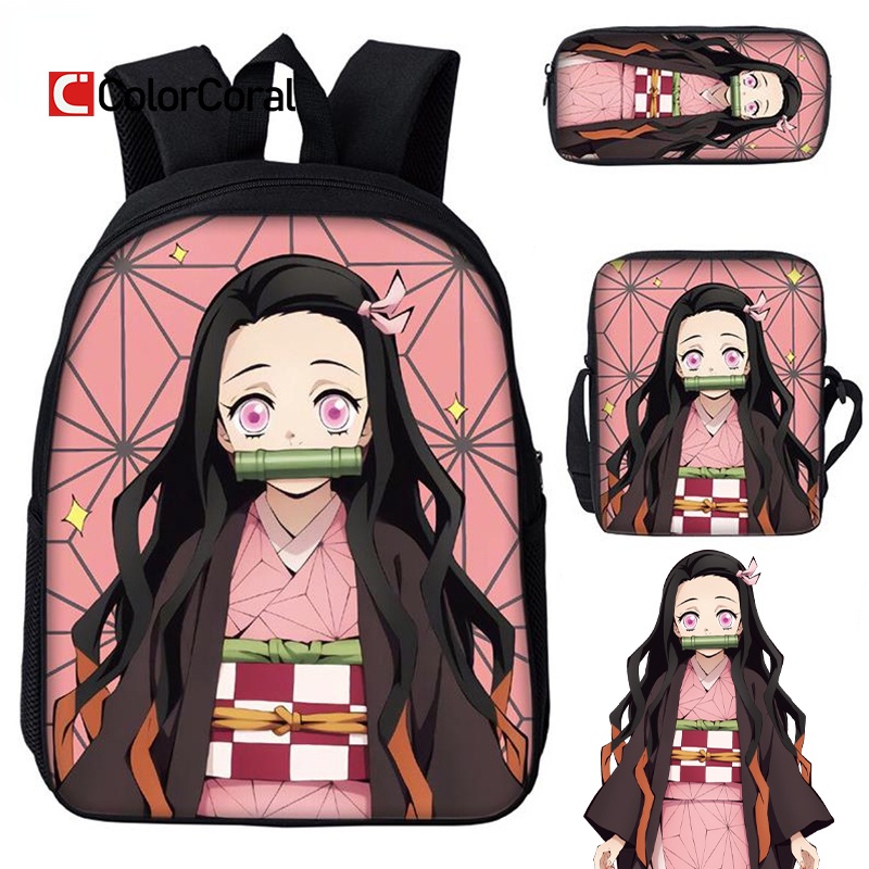 Ba Lô Học Sinh In Hình Nhân Vật Kamado Nezuko 2022