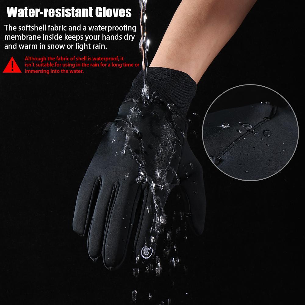 XIANTIN Găng Tay Cotton Giữ Ấm Chống Trượt Có Thể Chạm Màn Hình Cảm