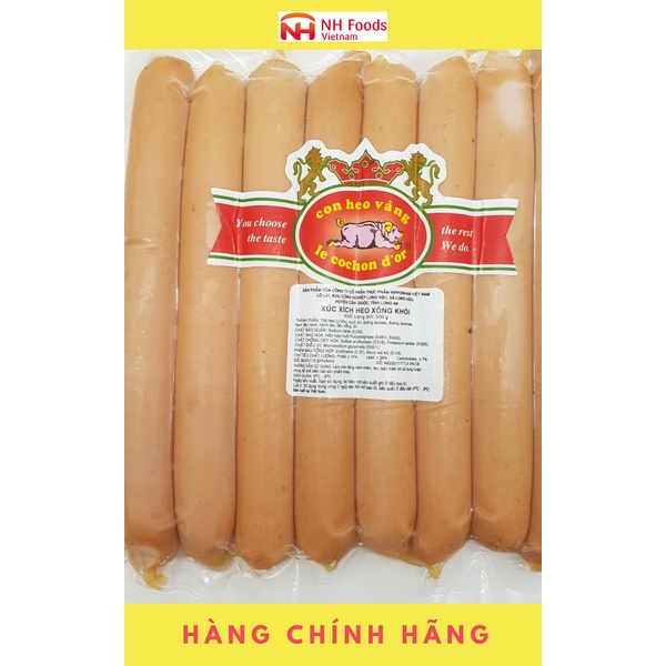 Xúc xích Frankfuter Con Heo Vàng 500g