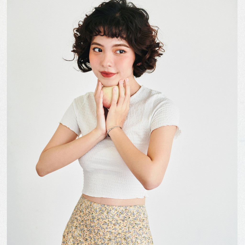 BLEUBIRD Áo Crop Top thun xốp CRISP CROPTOP