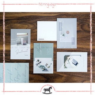 Postcard Love Life trang trí tường, ảnh ghi chú, decor, sổ tay, planner, bullet journal - Tiệm Ngựa Gỗ