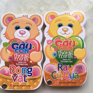THẺ HỌC CÁC CHỦ ĐỀ GẤU CON THÔNG MINH