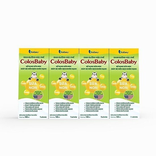 Sữa bột pha sẵn Colosbaby Gold 110ml và 180ml( Thùng x 48 hộp ) [Date luôn mới]