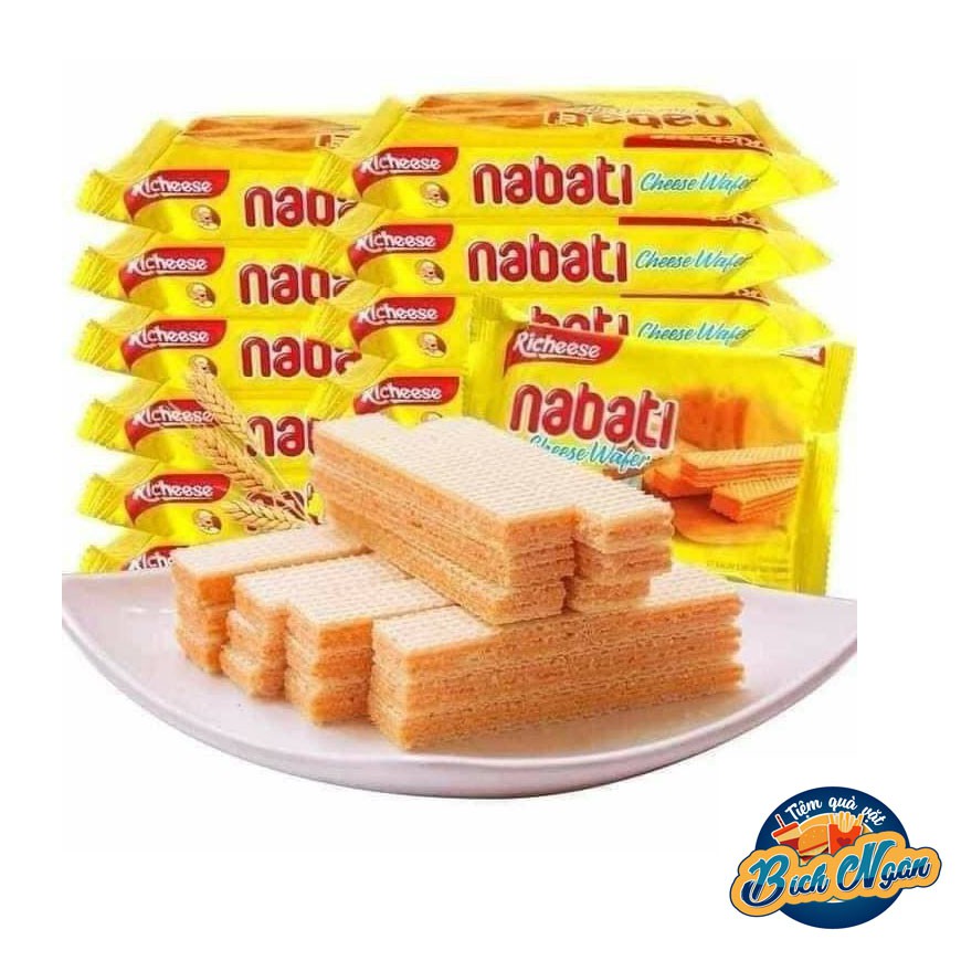 Lốc 12 Gói Bánh NABATI Vị Phô Mai 24g x 10 Túi