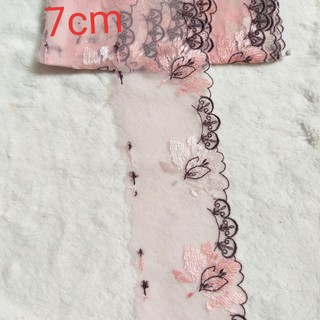 Ren thêu chân trang trí,size 6cm đến 11cm(dây 2 mét)