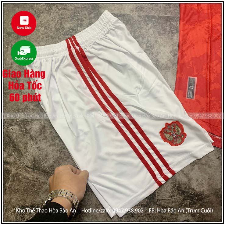 Áo Đá Banh Tuyển Nga Cao Cấp/ Freeship/ Bộ Quần Áo Bóng Đá Đội Tuyển Nga cao cấp bản thái 2020