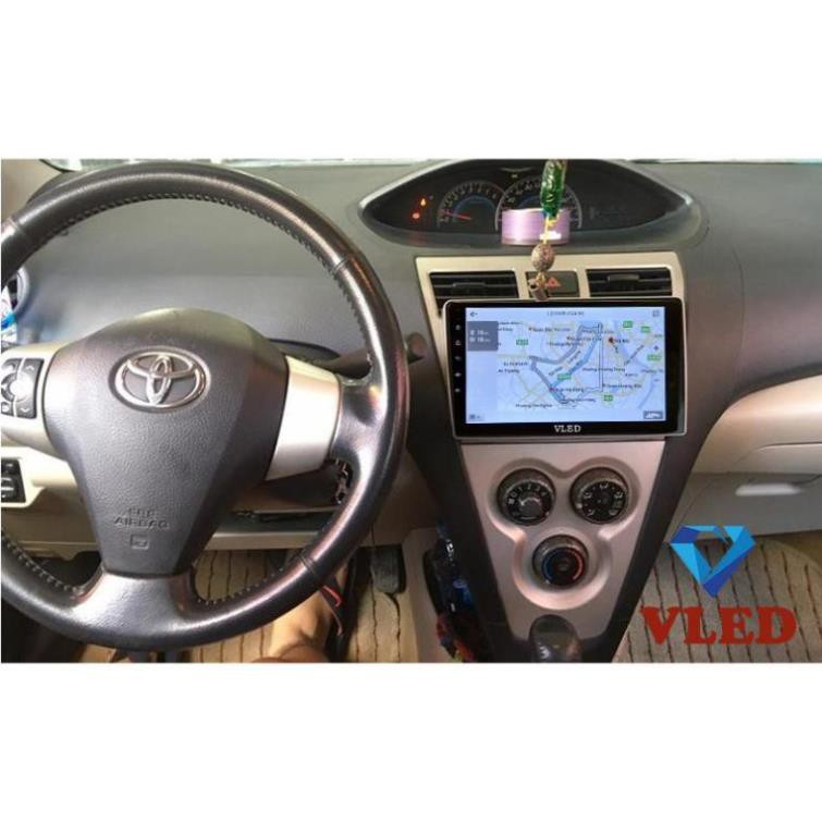 Bộ màn hình Android VLED V5 cho xe TOYOTA VIOS 2008, vào mạng xem trực tuyến,định vị chỉ đường