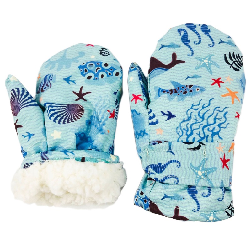 Găng Tay Phủ Toàn Bộ Ngón Tay Chống Gió Chống Nước Giữ Ấm Cho Trẻ Em Hoạt Động Thể Thao Ngoài Trời