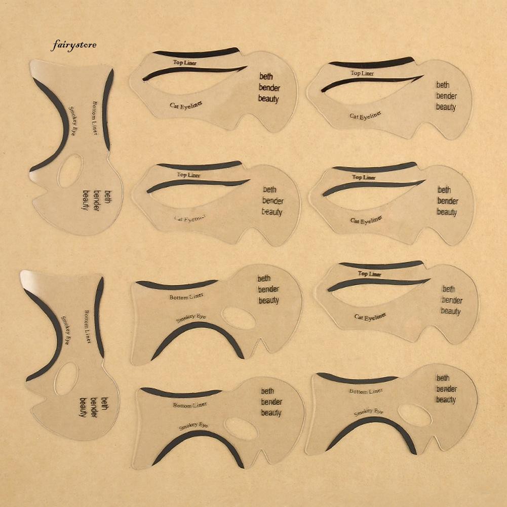 Bộ 2 khuôn chuyên dùng kẻ mắt kiểu mắt mèo ngộ nghĩnh dễ thương cá tính cho nữ | BigBuy360 - bigbuy360.vn