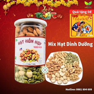 Hạt dinh dưỡng siêu ngon hũ 500g - mix 5 loại hạt