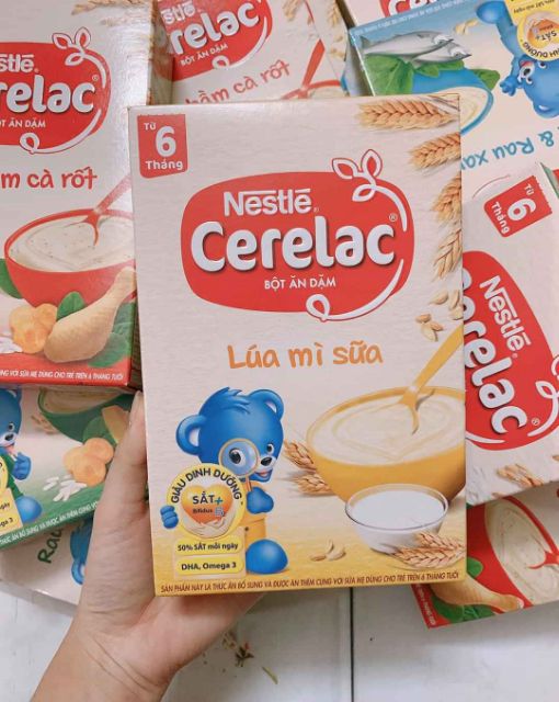 Bột ăn dặm Nestle cho bé 8m