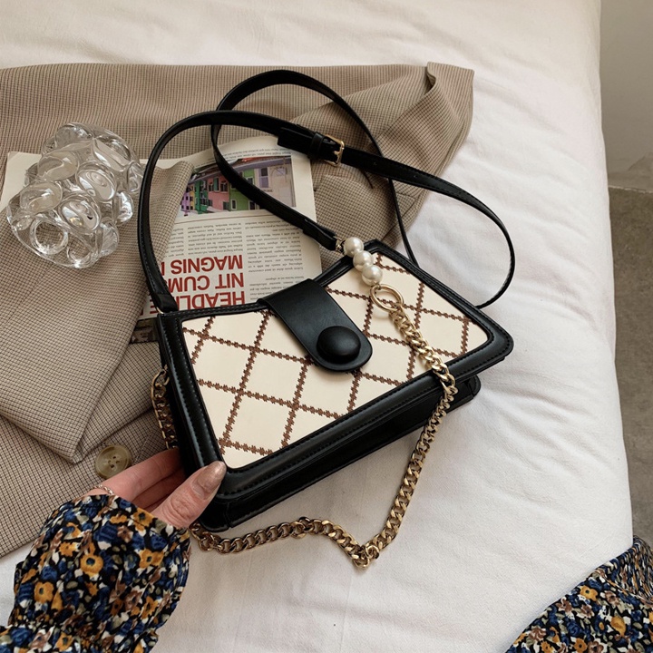 Túi đeo chéo nữ đi chơi Celo Shop dây mix ngọc thời trang Hàn Quốc công sở sang trọng