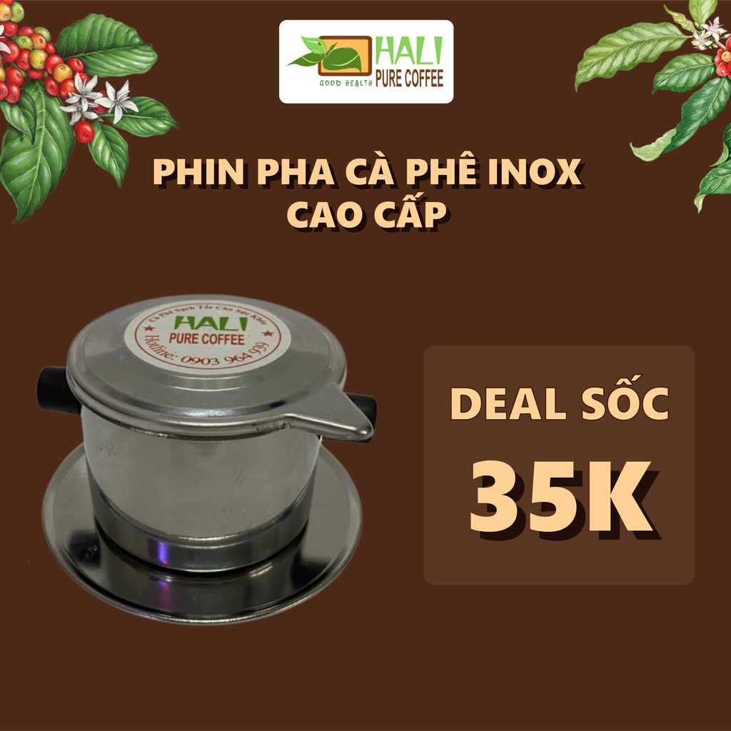 Phin pha cà phê cao cấp - Phin cafe inox tái sử dụng, an toàn cho sức khỏe