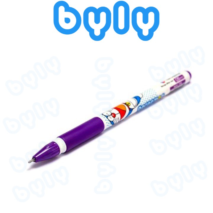 Bút gel nước Doraemon 𝑻𝒉𝒊𝒆̂𝒏 𝑳𝒐𝒏𝒈 GEL-012/DO ngòi 0.5mm - ByLy Store