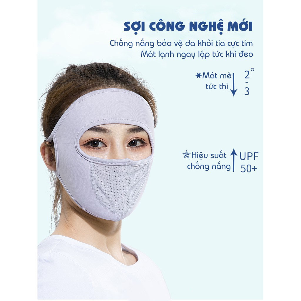 Khẩu Trang Che Kín Mặt Chất Liệu Cotton Mềm Thoáng Không Gây Ngứa Mũi Khẩu Trang NINJA Bảo Vệ Làn Da Khỏi Bụi Bẩn