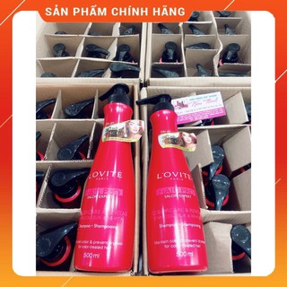 Dầu Gội Giữ Màu Và Chắc Khỏe Tóc Lovite Paris Hair Pro 500ml