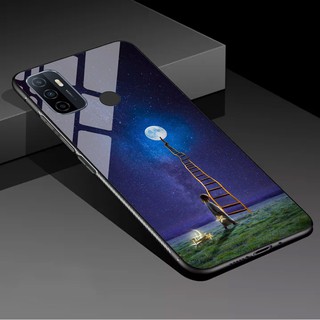 ỐP LƯNG MẶT KÍNH OPPO A53 CAO CẤP