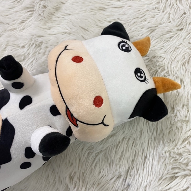 Gối ôm bò sữa cho bé siêu êm siêu mịn dài 55cm