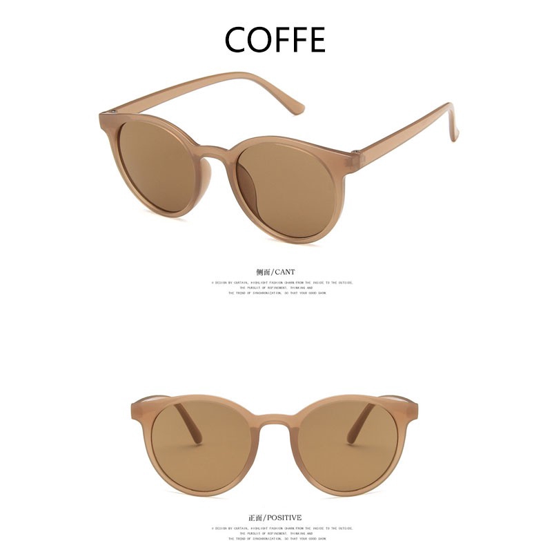 Kính mát gọng tròn phong cách Hàn Quốc cho nam nữ | BigBuy360 - bigbuy360.vn