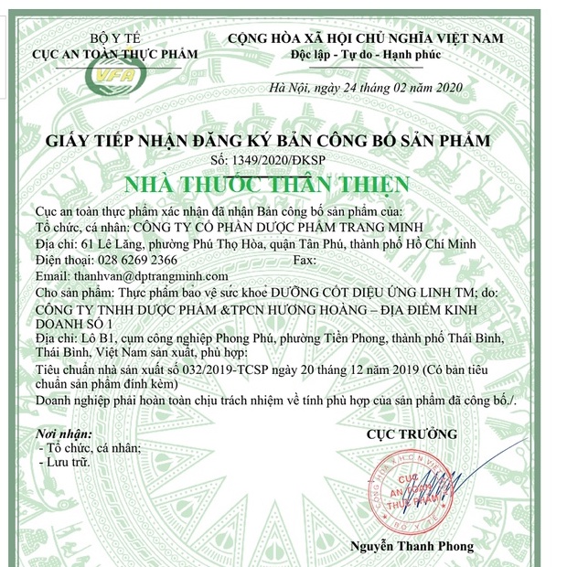 DƯỠNG CỐT DIỆU ỨNG LINH TM – Tái tạo chất nhờn ổ khớp, tăng khả năng vận động của khớp, giảm đau xương khớp (60 viên)