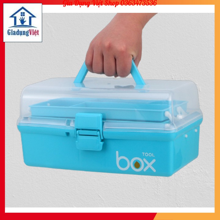 Hộp Dụng Cụ Đa Năng 3 Tầng Thông Minh T BOX - Cốp Đựng Đồ 3 Tầng Thông Minh