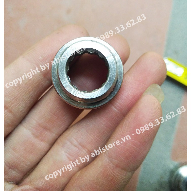 LƠ NGẮN 20MM, LƠ LỤC LĂNG 15 ( 21MM ) INOX HÀNG ĐẸP GIÁ RẺ