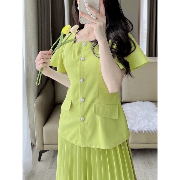 Set dập li túi chéo tay xoè