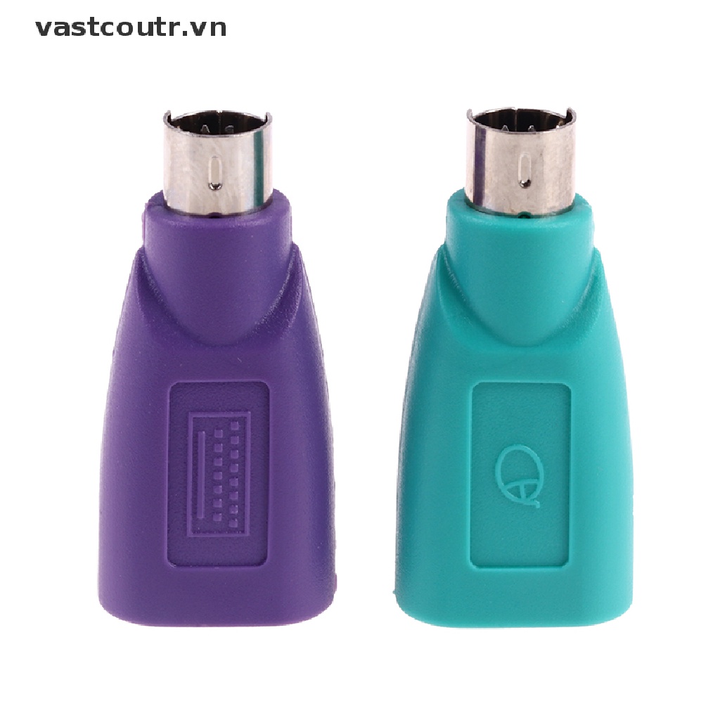 1 Cặp Đầu Nối Chuyển Đổi Chuột Và Bàn Phím PS2 Sang PS / 2 Cổng usb