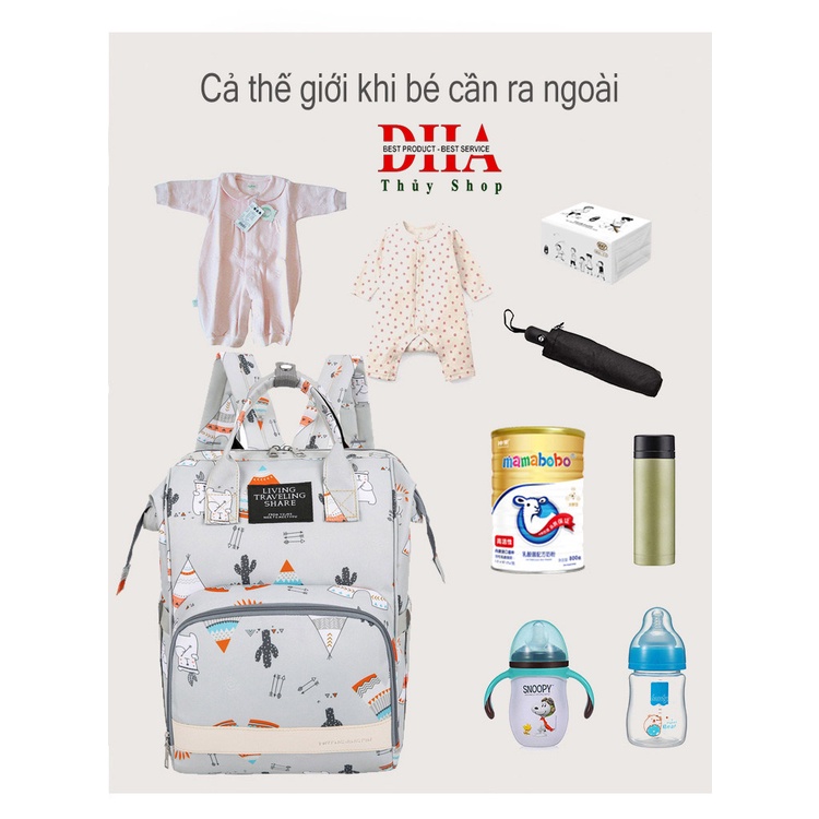 Ba lo bỉm sữa cao cấp cho mẹ và bé