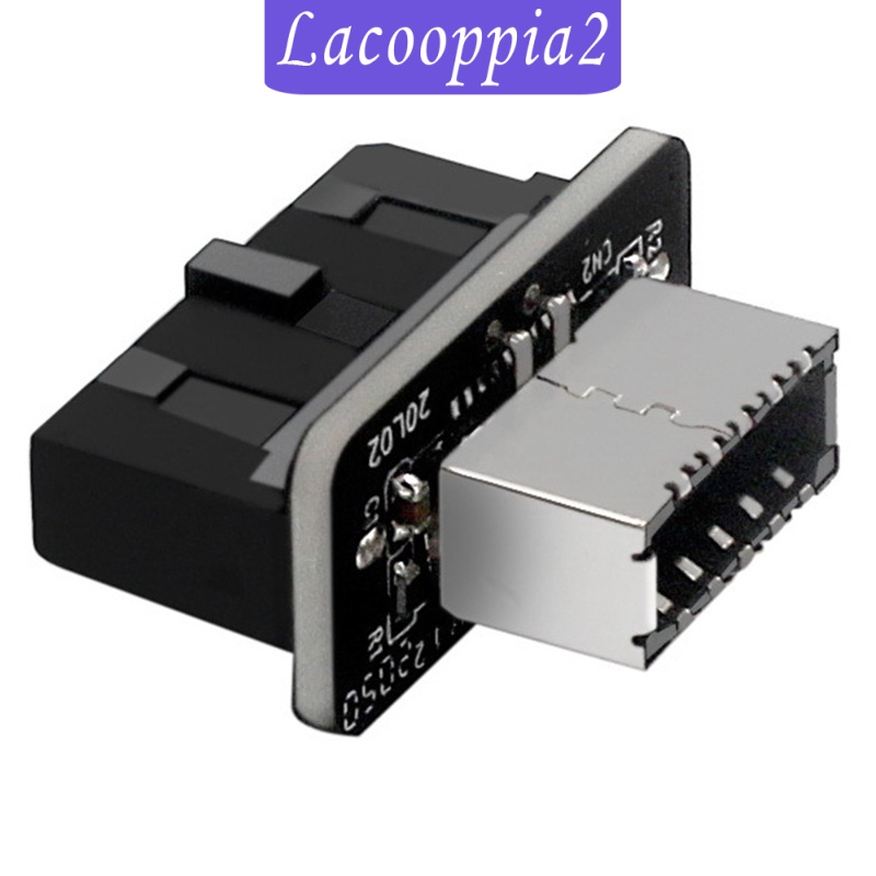 [LACOOPPIA2] Vertical USB 3.0 19P/20P To Type E Adapter Converter for Motherboard Compact