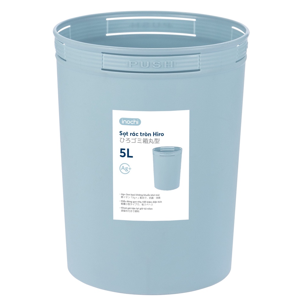 Sọt rác Tròn Hiro 5L 10L 15L