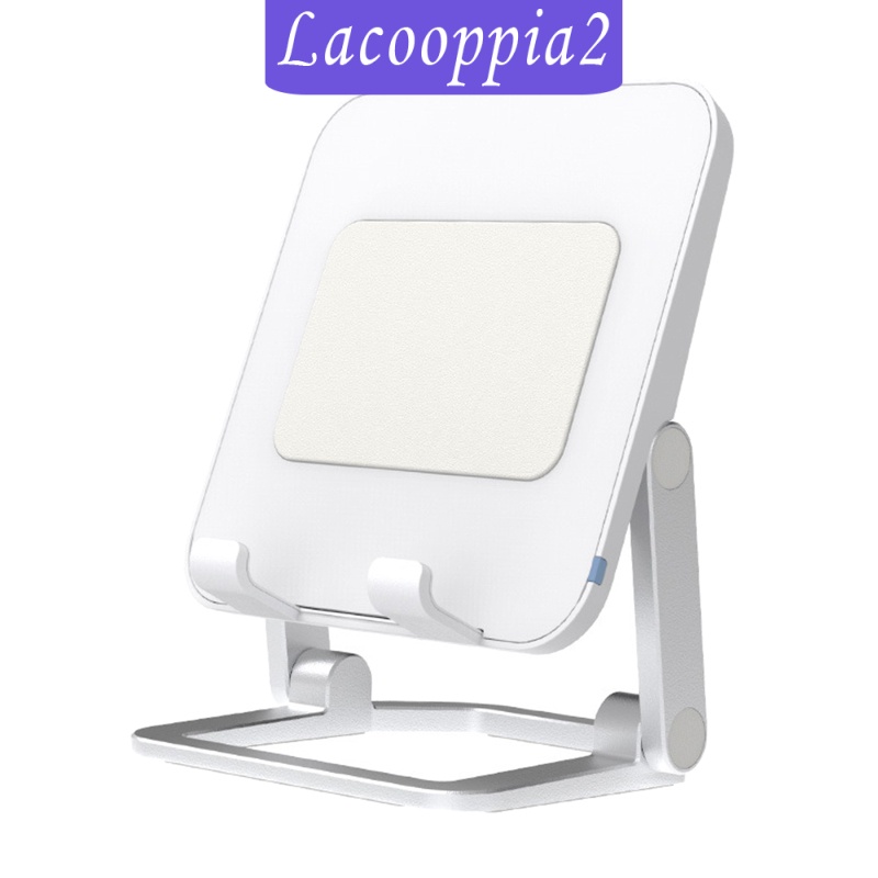 [LACOOPPIA2] Wireless Charger Stand, 2 Coil 15W Fast Wireless Charger Station, Zinc Alloy Wireless Charging Dock for