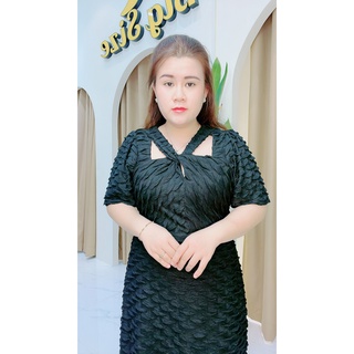 Đầm Big Size xoắn ngực