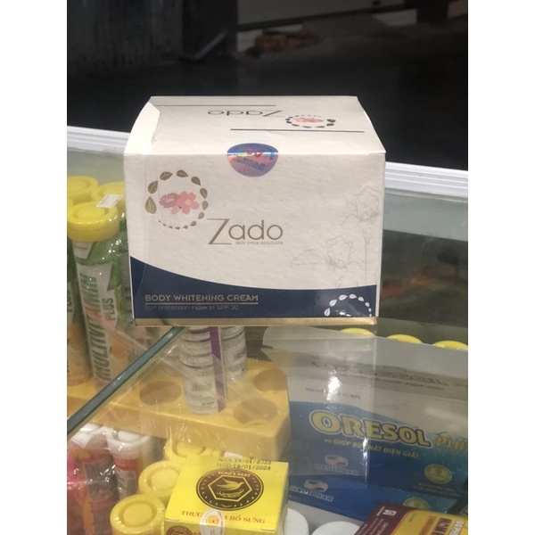 Kem Dưỡng Trắng Da Toàn Thân ZADO 150g