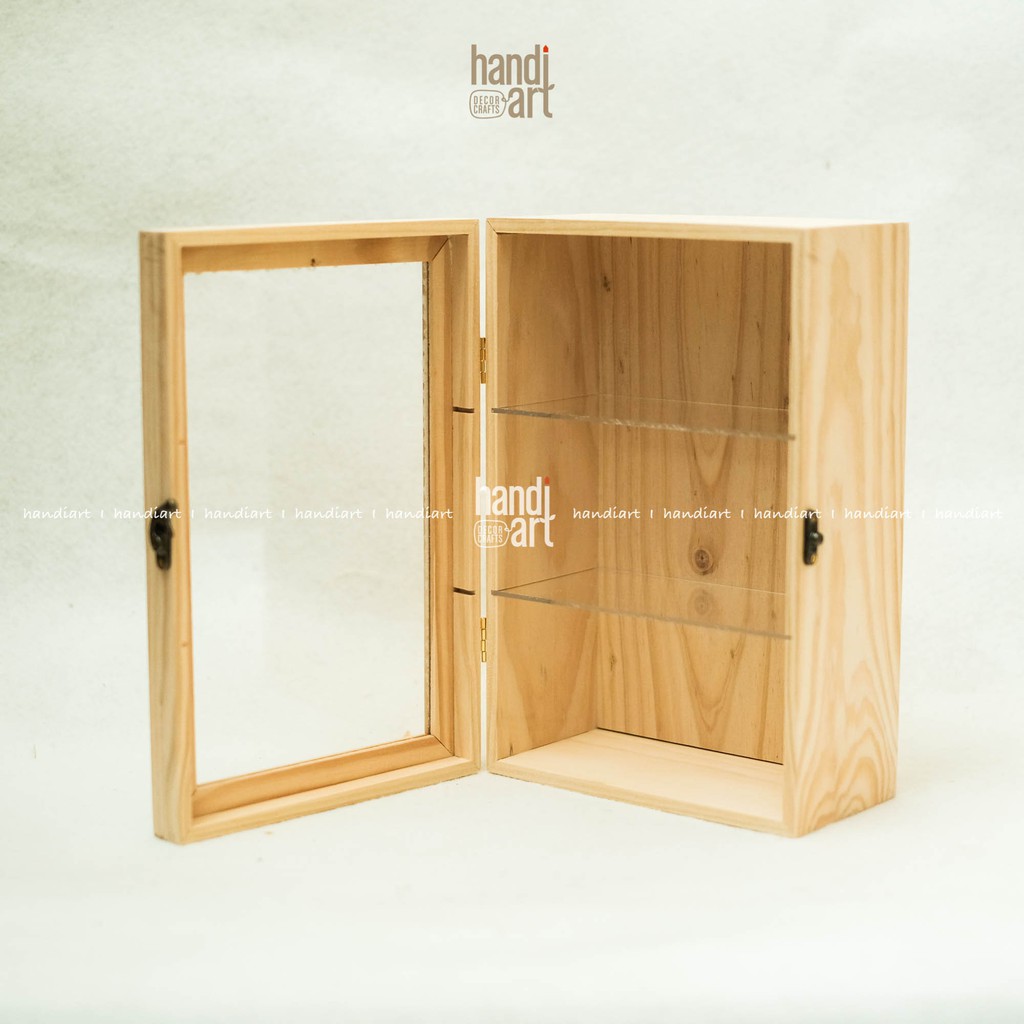 Hộp gỗ chữ nhật nắp kính - Hộp gỗ quà tặng - Woody Box