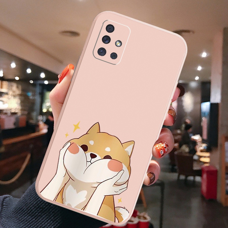 Ốp Điện Thoại Hình Chú Chó Shiba Inu Cho Samsung Galaxy A31 A32 4G A52 A72 5G A11 A51 A20S