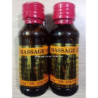 Dầu xoa bóp massage Huế thể thao gym spa 1 lọ 100ml