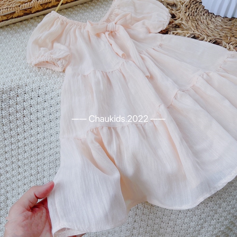 Váy cho bé gái, váy babydoll xoè cho bé gái Zalackid từ 12-24kg