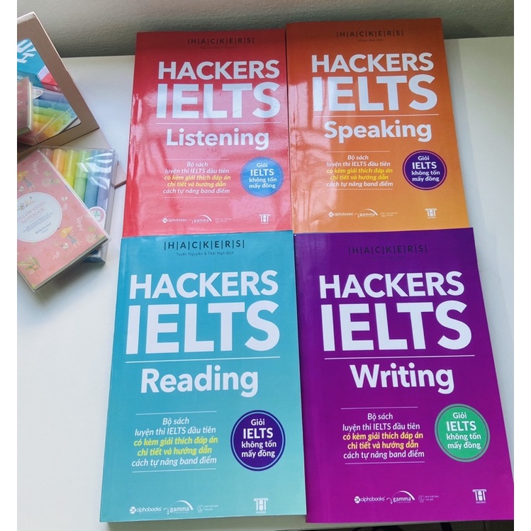 Bộ Hacker IELTS 4 cuốn