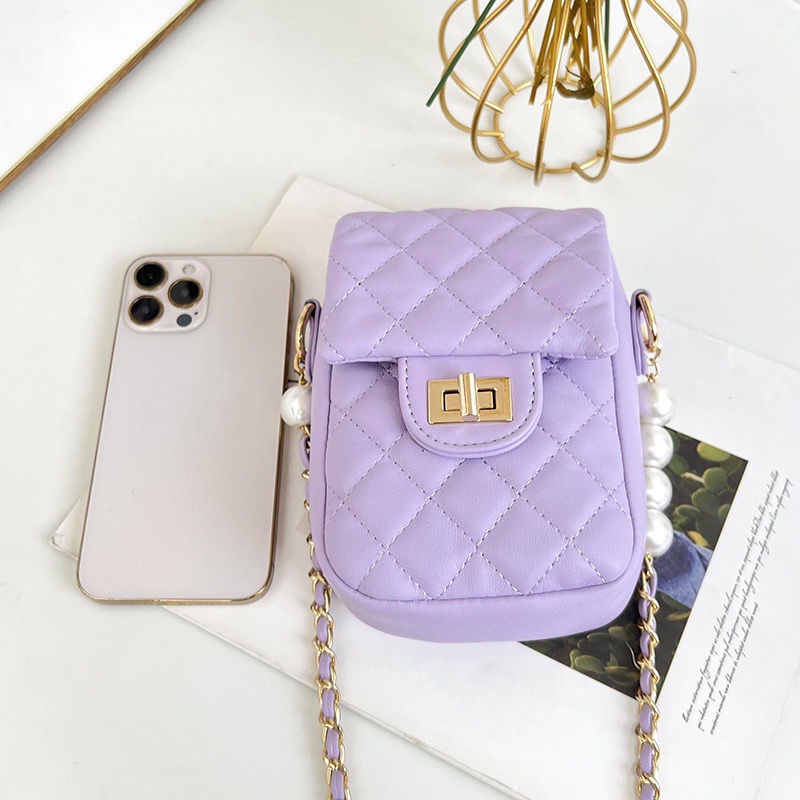 Xiaoxiangfeng Túi Đeo Chéo Đựng Điện Thoại Đính Kim Cương Thời Trang Phong Cách Mới 2022